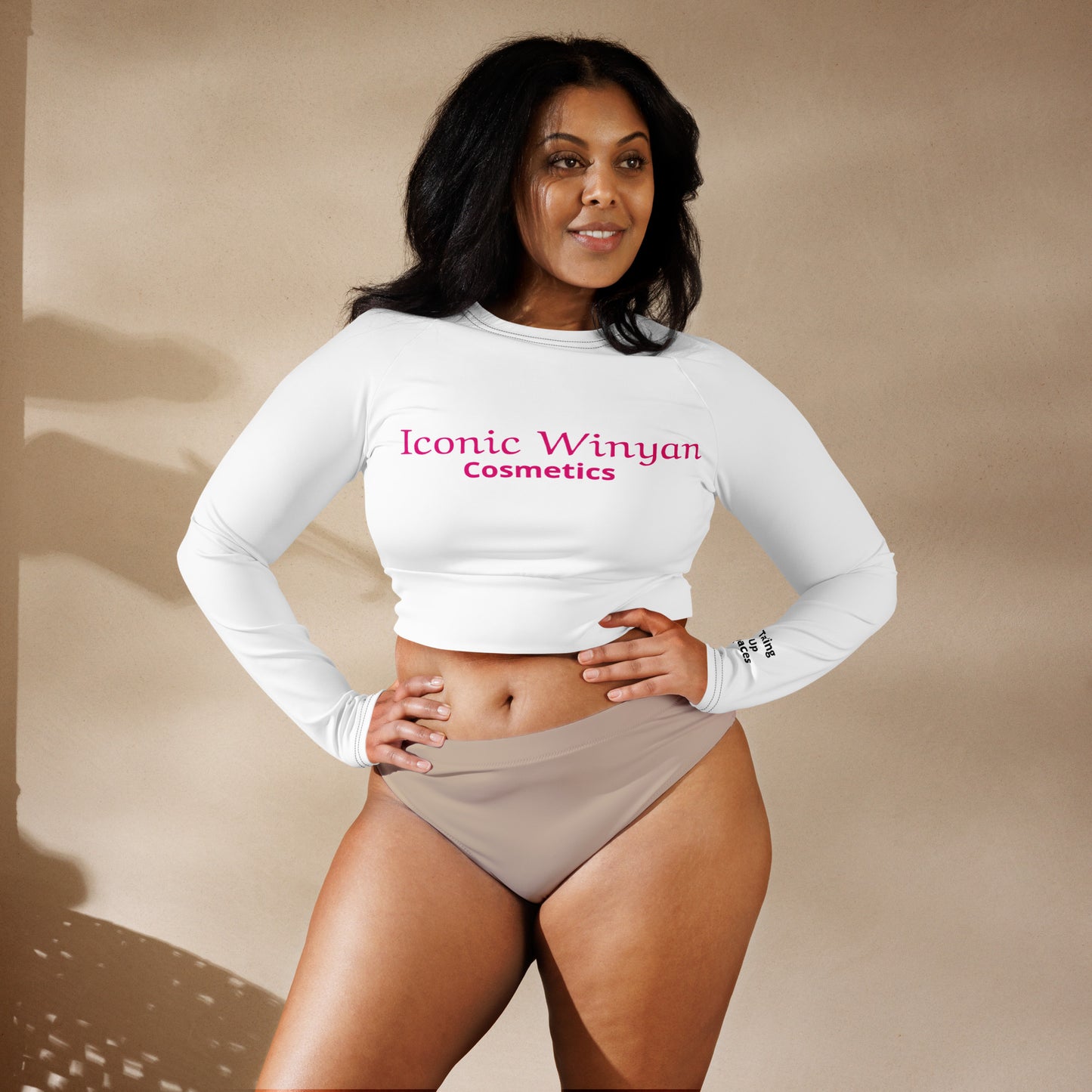 Iconic Winyan long-sleeve crop top